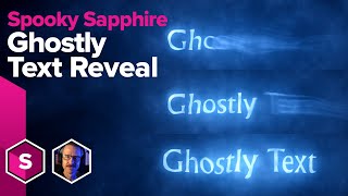 Ghostly Text Reveal with Boris FX Sapphire  Breakdown [upl. by Ennywg]