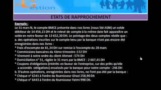 cours ETATS DE RAPPROCHEMENT BANCAIRE [upl. by Grosberg]