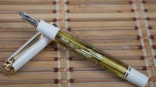 Fountain Pen Review Pelikan M600 White Tortoise [upl. by Garcon191]