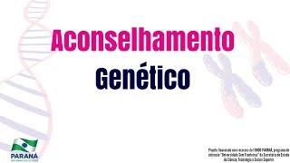 Aconselhamento Genético  SAG UEL [upl. by Heydon]