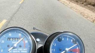 1975 Honda XL250 Top Speed Run [upl. by Russo551]