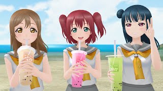 Zura Pigi Yoha Love Live MMD Animation [upl. by Yreffoeg808]