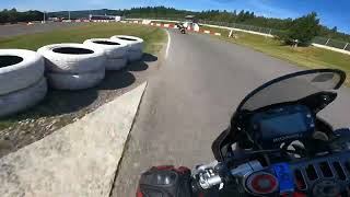 Ohvale gp0 190 chasing a fast Piaggio Zip at karting Spa Francorchamps [upl. by Amled]