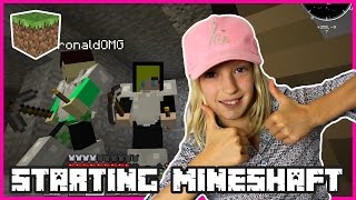 Starting a Mineshaft with ronaldOMG  Minecraft [upl. by Raknahs511]