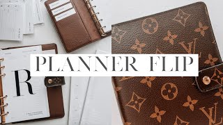 Louis Vuitton MM Agenda Planner Flip [upl. by Ahsart]