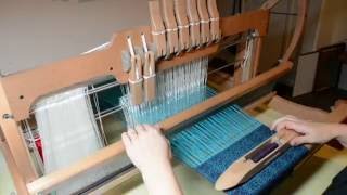 Weaving on my table loom [upl. by Mikal]