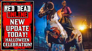 Rockstars New HALLOWEEN Update The NEW Red Dead Online UPDATE Today RDR2 [upl. by Yerffeg]