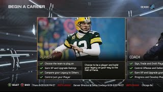 Madden NFL 15 Career Mode  Player Creation Ep1 [upl. by Lehacim]