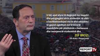 Report TvStudentët Zef Brozi Protestoni fuqishëm por mos lejoni t’ju mashtrojnë politikisht [upl. by Hamford]