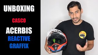 ACERBIS  UNBOXING DE MI NUEVO CASCO  ACERBIS REACTIVE GRAFFIX [upl. by Remmos327]