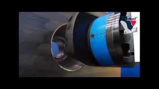 FERMAT Horizontal Boring Mill  Boring Threading And Turning Operations Using DAndrea Face Plate [upl. by Alyhc]