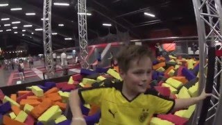 Ausflug zum Superfly Trampolinpark in Duisburg [upl. by Sucramat]