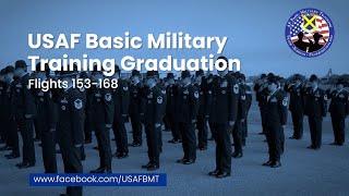 USAF Basic Military Training Graduation Ceremony Flights 153168  February 8 2024 [upl. by Eiramanna]