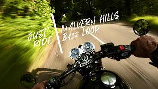 Malvern Hills B432 Loop RIDE POV \\ Triumph T120 Black 1200 4K [upl. by Etnahs]