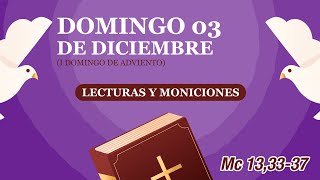 Lecturas y Moniciones Domingo 3 de diciembre I Domingo de Adviento ciclo B  Cathopray [upl. by Asirap]