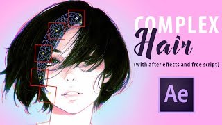 Complex Hair Movement in After Effects [upl. by Crista]