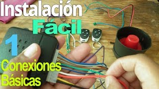 Como Instalar una Alarma de Auto paso a paso 👉1 review y explicación de diagramas [upl. by Eetnwahs]