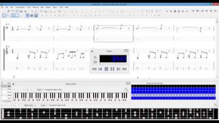 Tuxguitar Transposing to a beats octaveTutorial [upl. by Kermit]