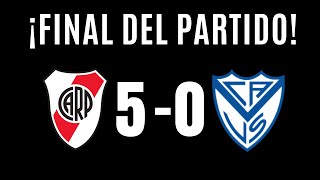 🔴 RIVER VENCIÓ A VELÉZ POR 5 A 0 [upl. by Walliw]