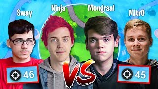 FaZe Sway amp Ninja SUPER INTENSE vs Mongraal amp Mitr0 in Friday Fortnite [upl. by Sabino183]