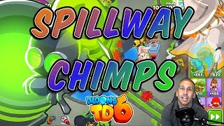 Bloons TD 6  Spillway CHIMPS Walkthrough [upl. by Max]