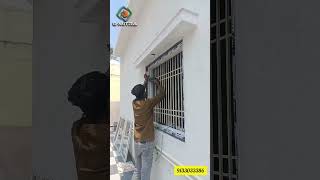 Upvc window installation process viral vedio shorts upvcwindows upvc skill bollywood pushpa [upl. by Nekcerb484]