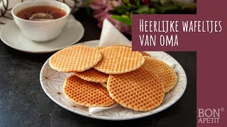 Onweerstaanbare recept van omas wafeltjes [upl. by Ittocs997]