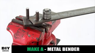 Make A Metal Bender  Homemade Metal Bender  Diy Tools  Diamleon Diy Builds [upl. by Skillern]