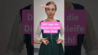 Wo die Dirndl Schleife binden youtubecreatorcommunity dirndl oktoberfest wiesn [upl. by Sluiter]