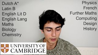 My GCSE results that got me into Cambridge University [upl. by Eahc760]