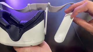 How to REMOVE and ATTACH Oculus Quest 2 Strap Slowly Explained Soft Hard Battery Strap [upl. by Noonberg580]