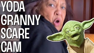 YODA SCARES GRANDMA The Puppet Yoda Show [upl. by Donelle609]