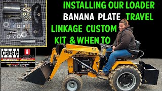 How To Install Our Banana Plate Travel Linkage Custom Kit For Case Ingersoll Loaders amp Backhoes amp [upl. by Swart617]