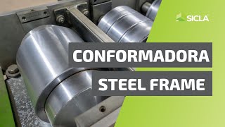 Conocé como trabaja nuestra MÁQUINA CONFORMADORA DE STEEL FRAME [upl. by Gensler]