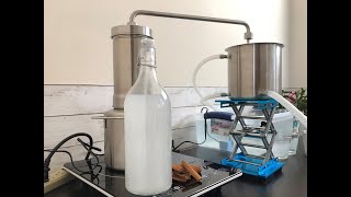 Making Cinnamon Hydrosol and Essential Oil by Steam Distillation with LETIME LT3000 [upl. by Maddocks]