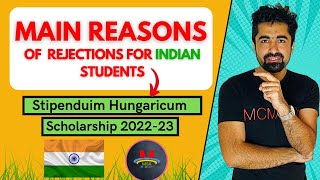 Three Mistakes to avoid when applying for Stipendium Hungaricum Scholarship Indian Students [upl. by Landmeier619]