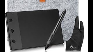 Huion H420 USB Graphics Drawing Tablet Board Kit Unboxing and Quick Review [upl. by Arrio]