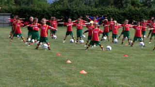 Warm Up Stabi Programm INTERSPORT kicker Fußballcamp Merschwitz [upl. by Falcone]