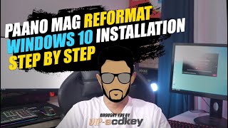 Paano MAGREFORMATINSTALL Windows 10 STEP BY STEP ft How to Create USB Windows Installer 2022 [upl. by Rodmur698]