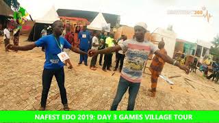 NAFEST EDO 2019 A Tour of Oba Akenzua Cultural Complex [upl. by Ahsiyk]