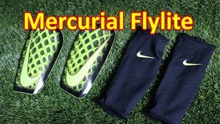 Nike Mercurial FlyLite Shin Guards Review [upl. by Marcellus]