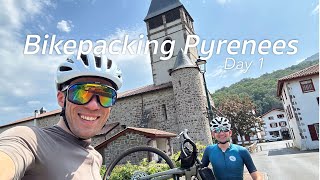 It’s his birthday ride  Bikepacking Pyrenees Day 1 [upl. by Ahserkal476]