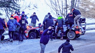 WRC Rallye Monte Carlo 2024  CRASHES amp MAX ATTACK VBB [upl. by Sirois29]