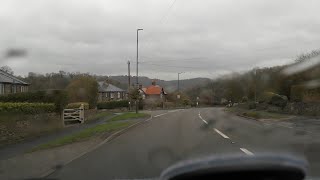 A Drive from Ashfordinthewater to Bakewell Market Town Derbyshire UK [upl. by Knuth]