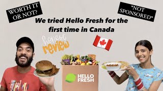 HONEST REVIEW HelloFreshUS  Hello Fresh in Canada [upl. by Phillipp]