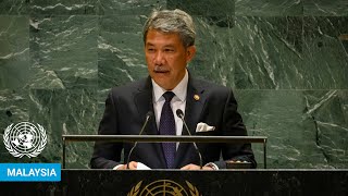 🇲🇾 Malaysia  Foreign Minister Addresses United Nations General Debate 79th Session  UNGA [upl. by Kinch]