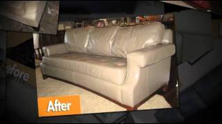 ReLeather Leather Restoration and Dyeing  Leather Furniture  Dyeing Leather Leather Restoration [upl. by Noram840]