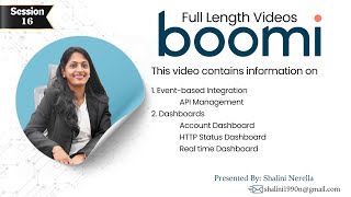 Boomi  Eventbased Integration API Management Account Dashboard HTTP Status amp Realtime Dashboard [upl. by Notslar113]