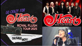 HEART announced rescheduled dates for 2025 North American tour [upl. by Ellah]