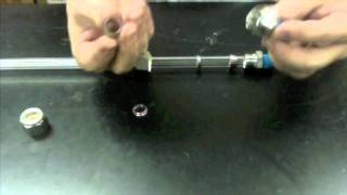 STAINLESS STEEL TWIN FERRULE FITTING HOW TO [upl. by Adikam]